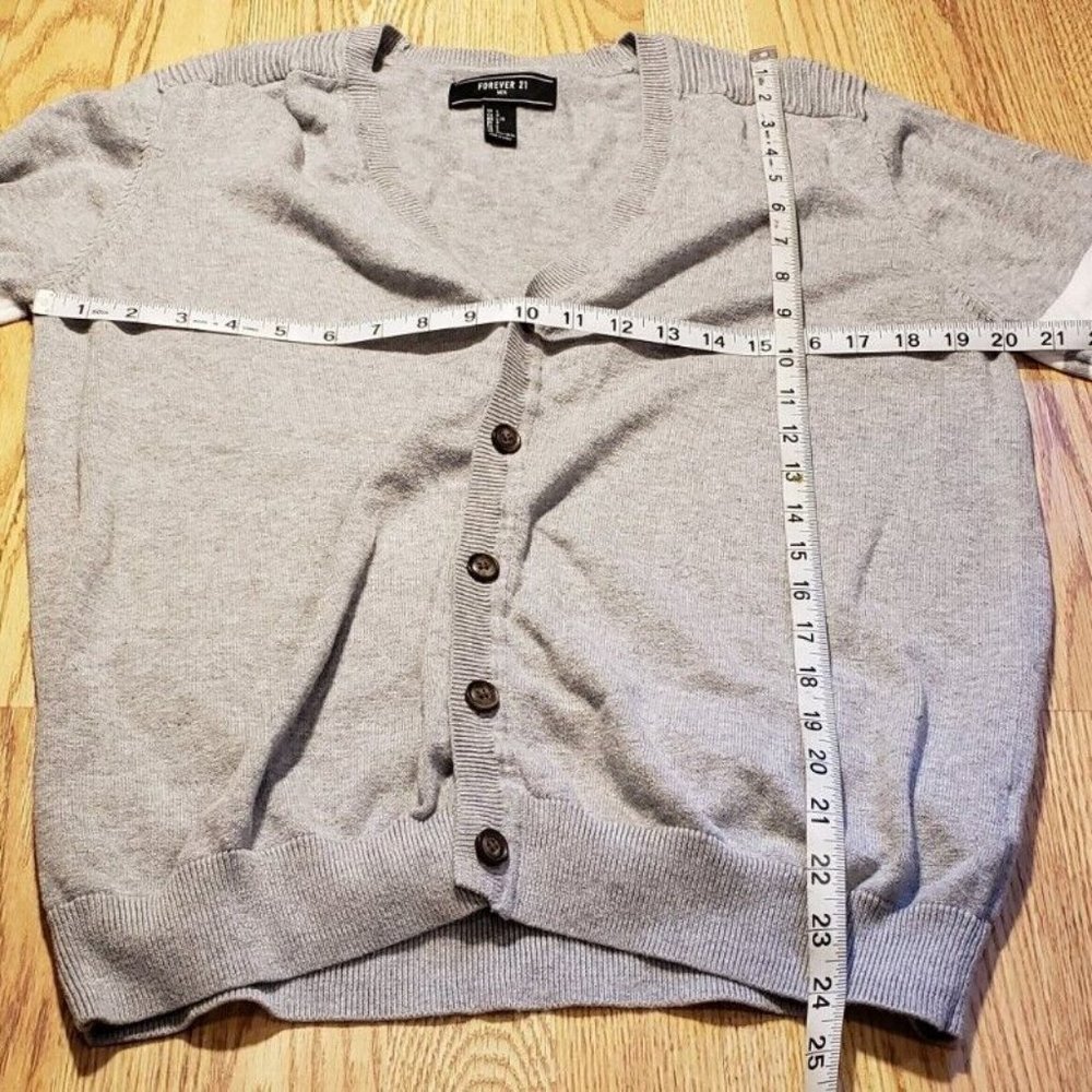 Forever 21 Men's Cardigan Sweater  Size: Large  Button Up - Picture 4 of 12